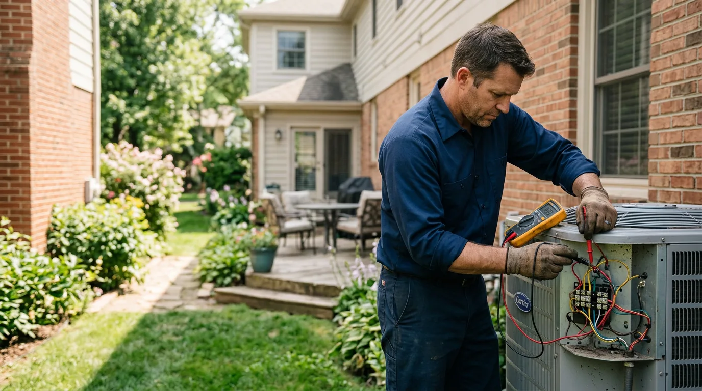 HVAC technician working near Bennington, NE
